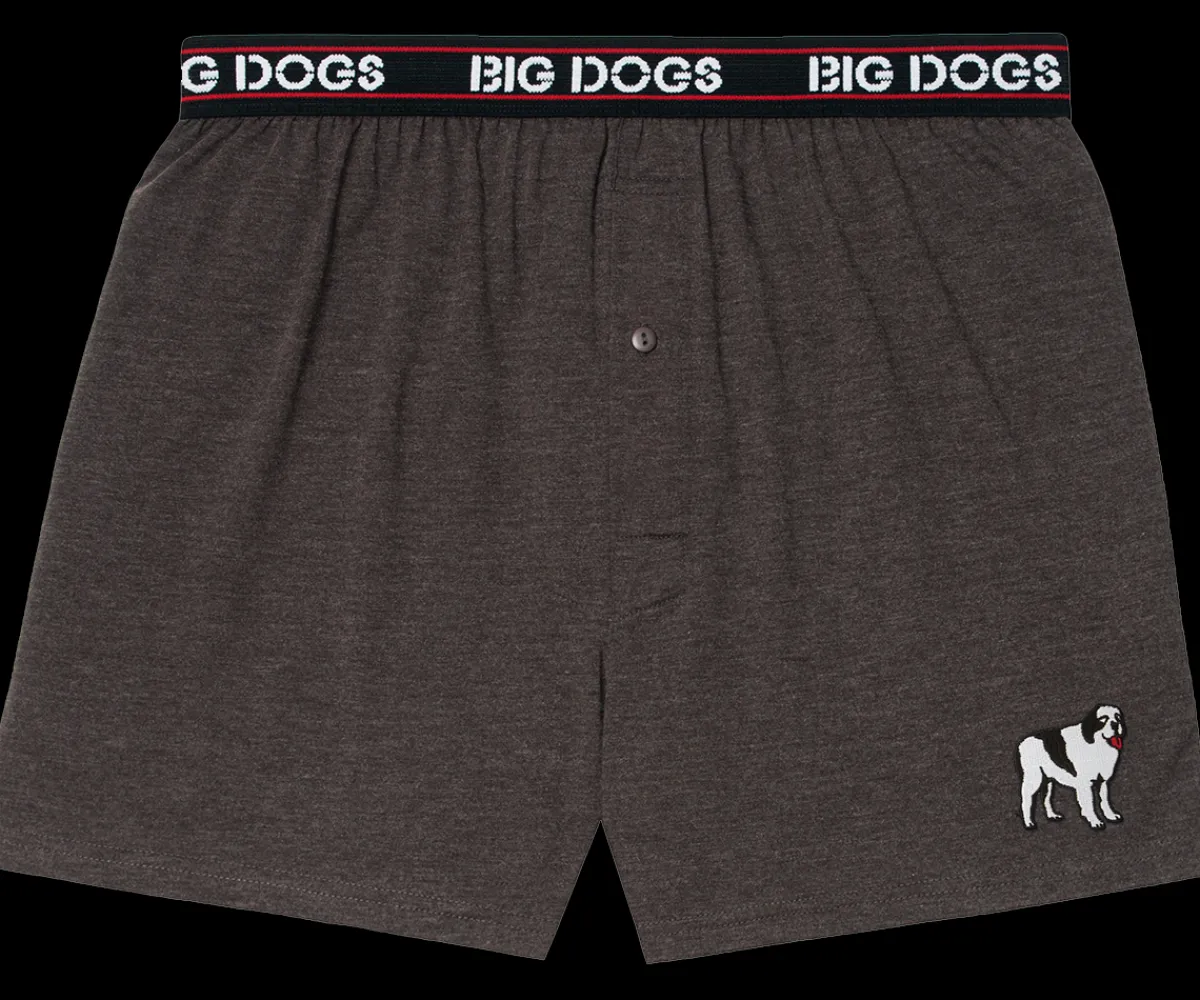 Big Dogs Classic Solid Logo Boxers- Medium