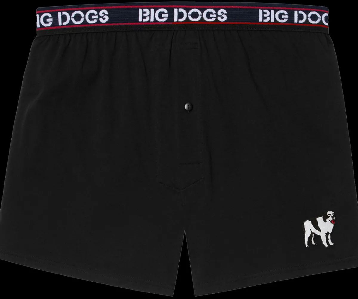 Big Dogs Classic Solid Logo Boxers- Medium