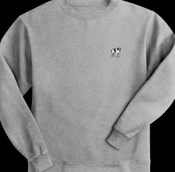 Big Dogs French Terry Fleece Embroidered Crew- Medium
