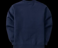 Big Dogs French Terry Fleece Embroidered Crew- Medium
