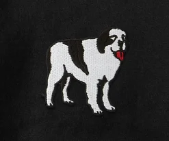 Big Dogs French Terry Fleece Embroidered Crew- Medium
