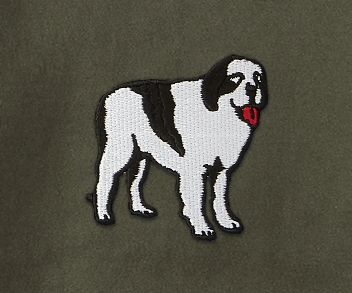 Big Dogs French Terry Fleece Embroidered Hoodie- Medium