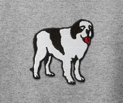 Big Dogs French Terry Fleece Embroidered Hoodie- Medium