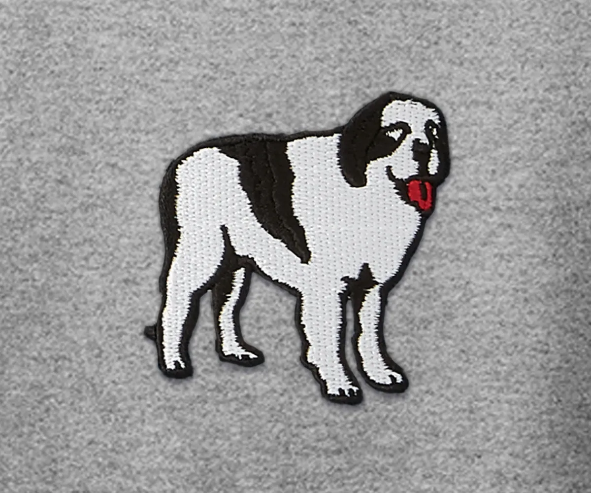 Big Dogs French Terry Fleece Embroidered Hoodie- Medium