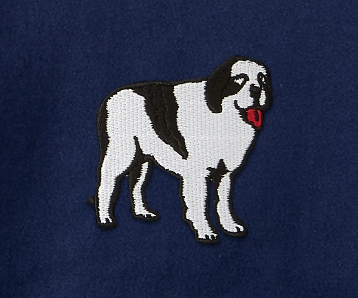 Big Dogs French Terry Fleece Embroidered Hoodie- Medium
