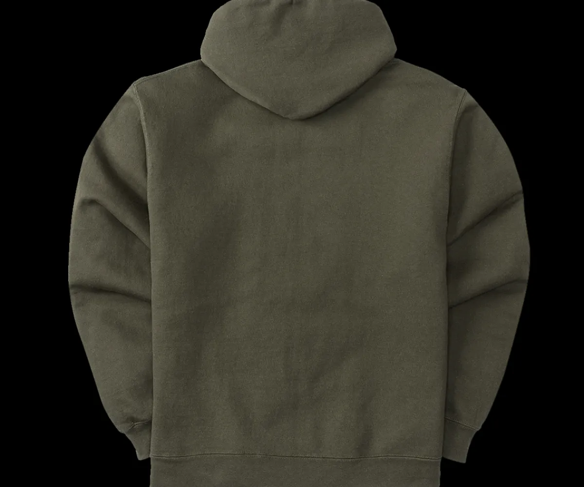 Big Dogs French Terry Fleece Embroidered Hoodie- Medium