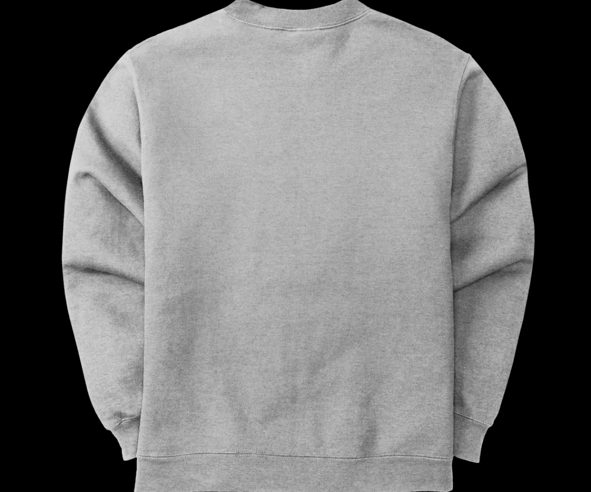 Big Dogs French Terry Fleece Embroidered Crew- Medium