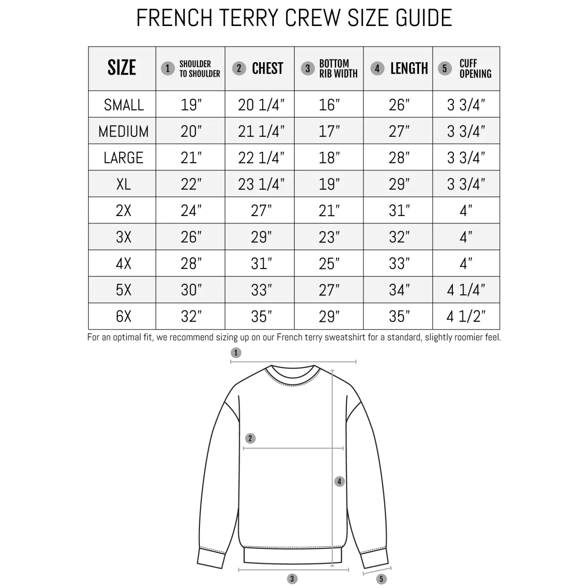 Big Dogs French Terry Fleece Embroidered Crew- Medium