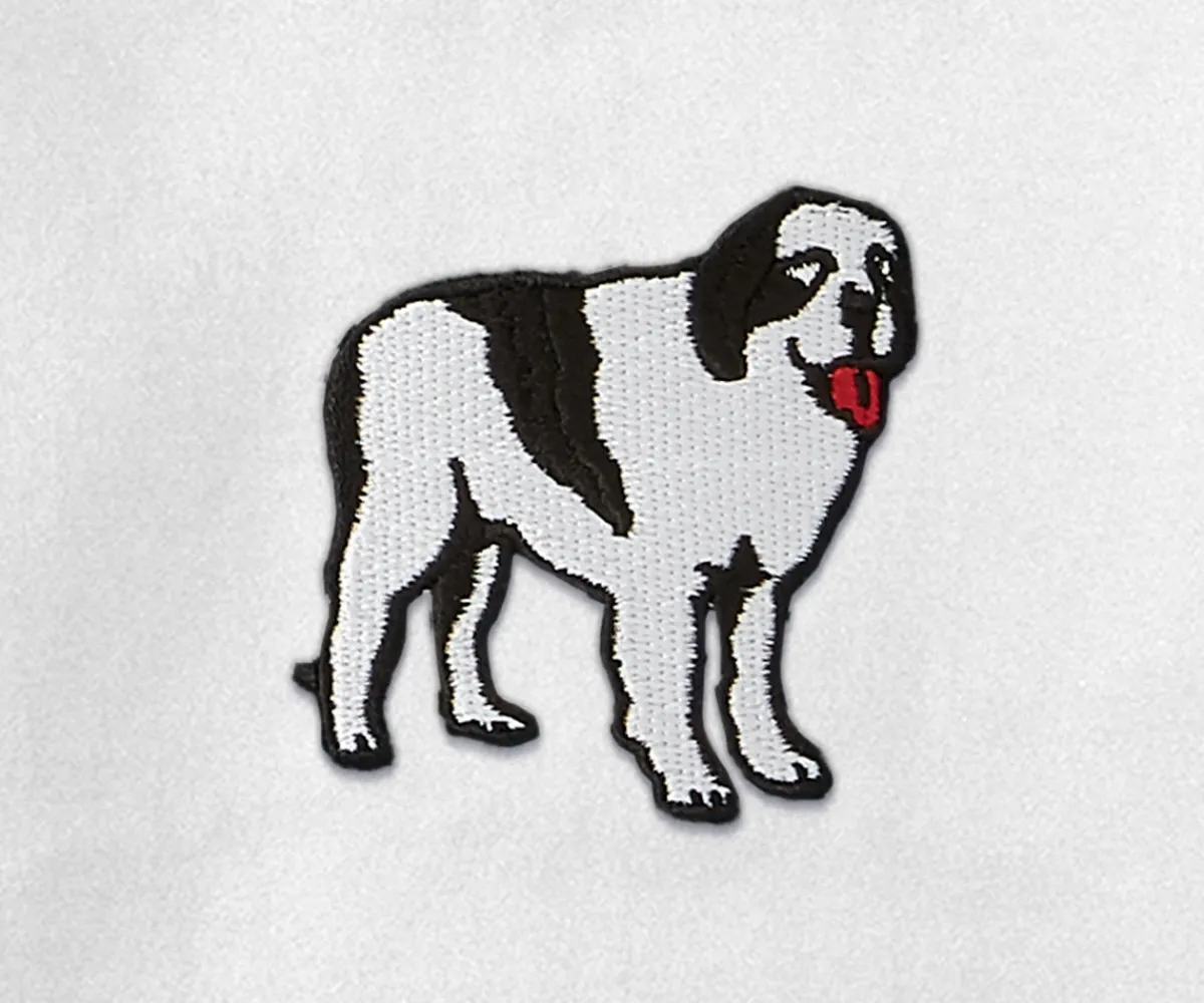 Big Dogs French Terry Fleece Embroidered Hoodie- Medium