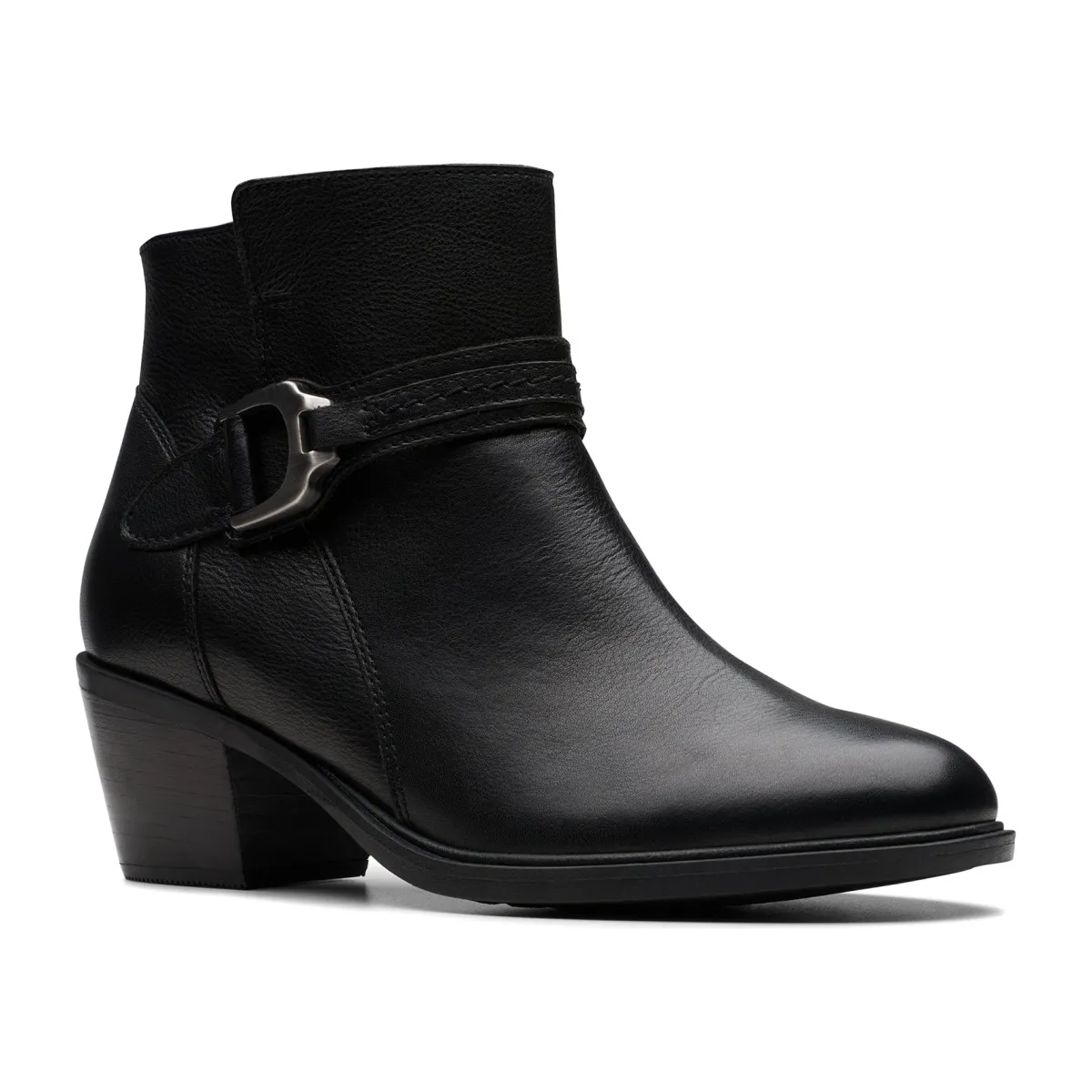 Clarks Neva Buckle-Women Wide | Standard