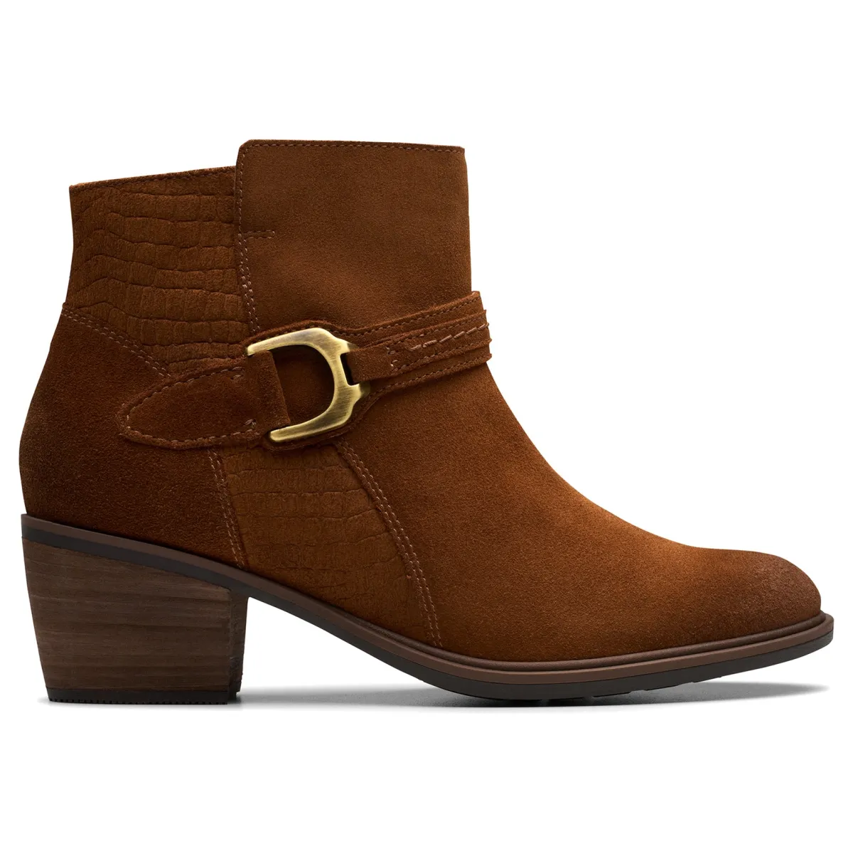 Clarks Neva Buckle-Women Wide | Standard